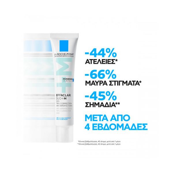 La Roche-Posay Effaclar Duo+M Κρέμα για Λιπαρό με Τάση Ακμής Δέρμα 40 ml