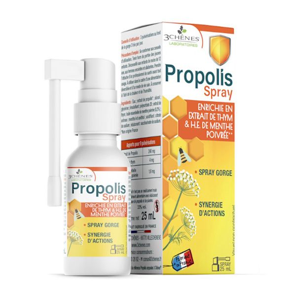 3 Chenes Propolis Throat Spray για το Λαιμό με 25 ml