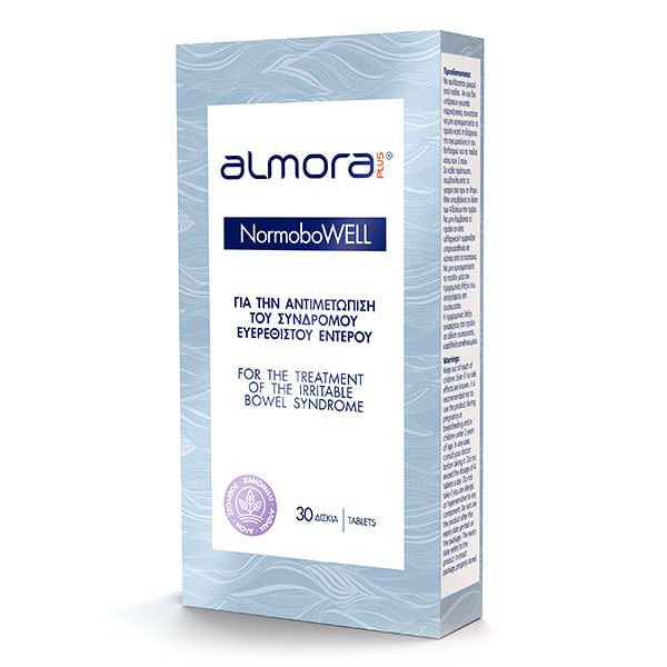 Almora Plus NormoboWELL για την Αντιμετώπιση του Ευερέθιστου Εντέρου 30 δισκία