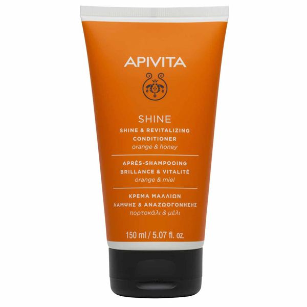 Apivita Shine & Revitalizing Κρέμα Μαλλιών Για Λάμψη & Αναζωογόνηση Με Πορτοκάλι & Μέλι 150ml