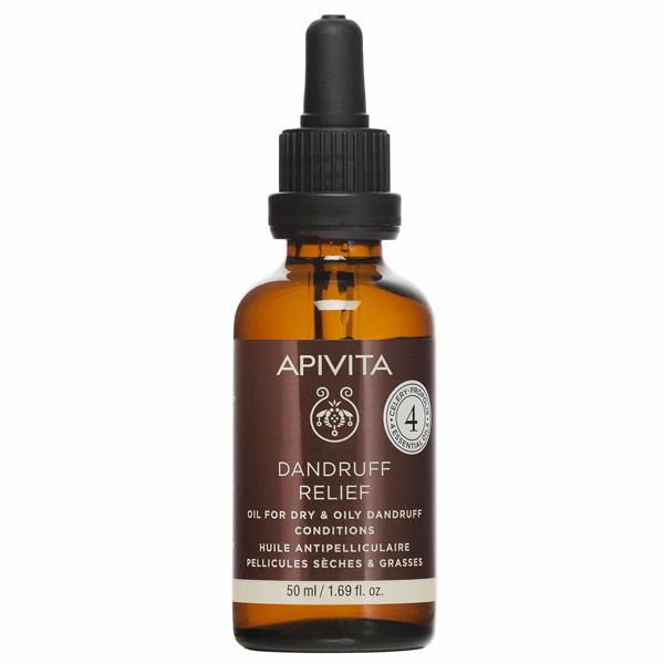 Apivita Dandruff Relief Oil Λάδι κατά της Ξηροδερμίας & της Πιτυρίδας 50 ml