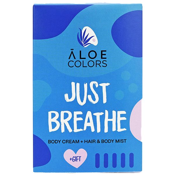 Aloe+ Colors Just Breathe Set με Body Cream 100 ml, Hair & Body Mist 100 ml