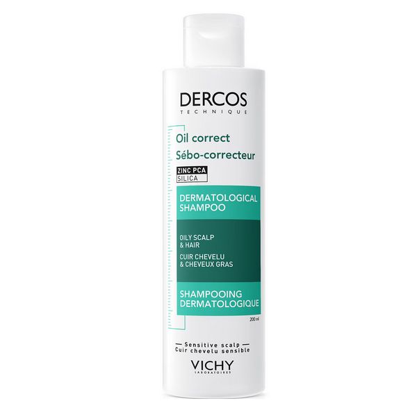 Vichy Dercos Oil Control Σαμπουάν για τη Ρύθμιση της Λιπαρότητας 200 ml