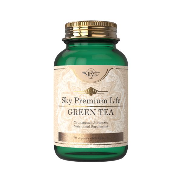 Sky Premium Life Green Tea 390 mg 60 Κάψουλες