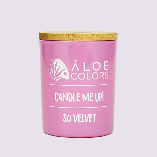 Aloe+ Colors So Velvet! Αρωματικό Κερί Σόγιας με Άρωμα Πούδρας 150 gr