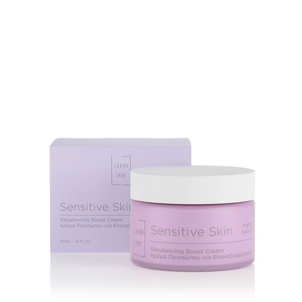 Lavish Care Sensitive Skin Κρέμα Νύχτας Προσώπου για Επανεξισορρόπηση 50 ml