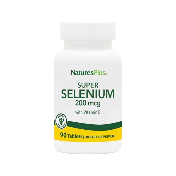 Natures Plus Super Selenium 200mcg with Vitamin E 90 ταμπλέτες