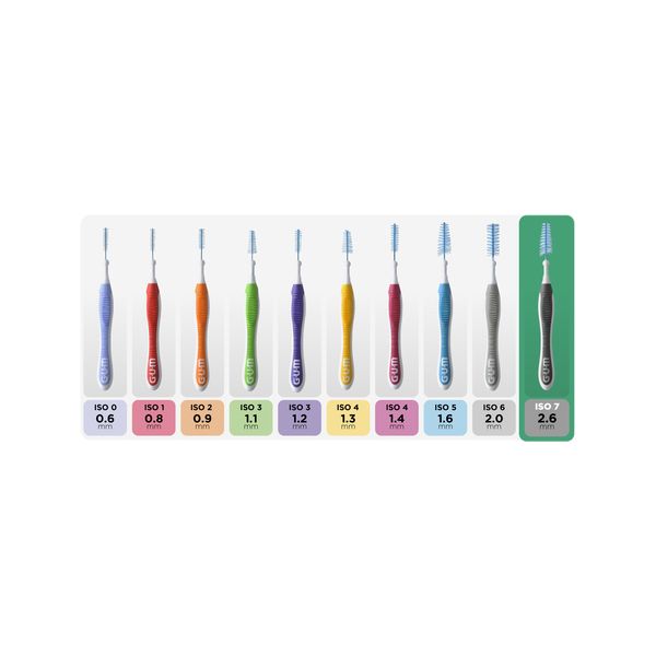 GUM Trav-Ler Interdental Brushes 10 τμχ