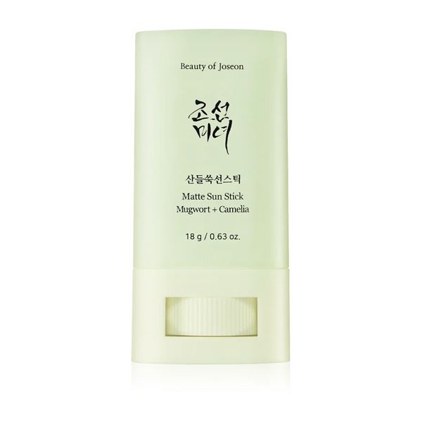 Korean Beauty of Joseon Matte Sun Stick Mugwort & Camelia Spf50 Ματ Αντηλιακό Στικ 18 gr