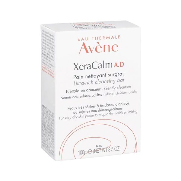 Avene Xeracalm Υπερλιπαντική Στερεά Πλάκα Σαπουνιού για το Ατοπικό Δέρμα 100 gr