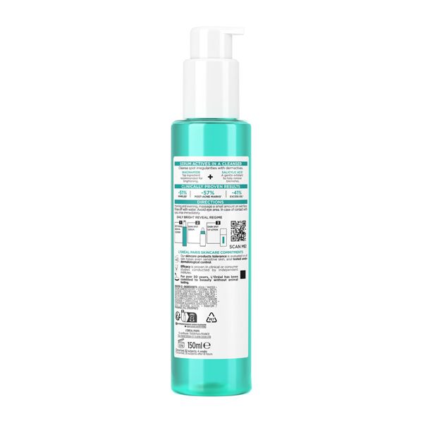 L'Oreal Paris Bright Reveal Niacinamide Cleansing Gel 150 ml