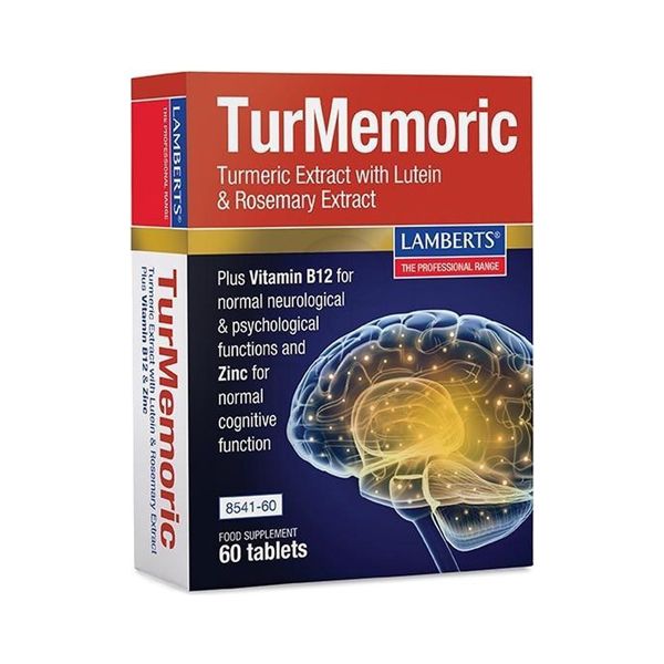 Lamberts Turmemoric για την Καλή Λειτουργία του Εγκεφάλου 60 tabs