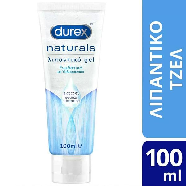Durex Naturals Λιπαντικό Gel με Υαλουρονικό Οξύ 100 ml