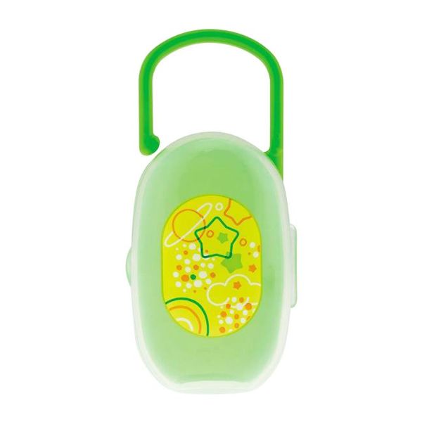 Chicco Soother Holder Θήκη Πιπίλας 0m+ Πράσινη 1 τμχ