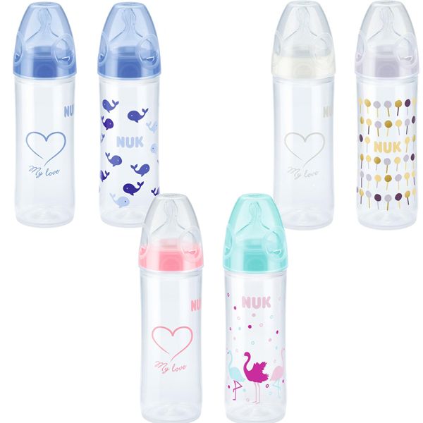 Nuk Classic Μπιμπερό Πολυπροπυλενίου (PP) Θηλή Σιλικόνης Νο2 250ml 2 τμχ