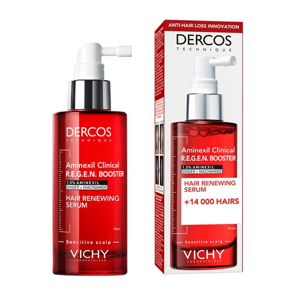 Vichy Dercos Aminexil R.E.G.E.N. Booster Ορός Ενδυνάμωσης Μαλλιών 90 ml