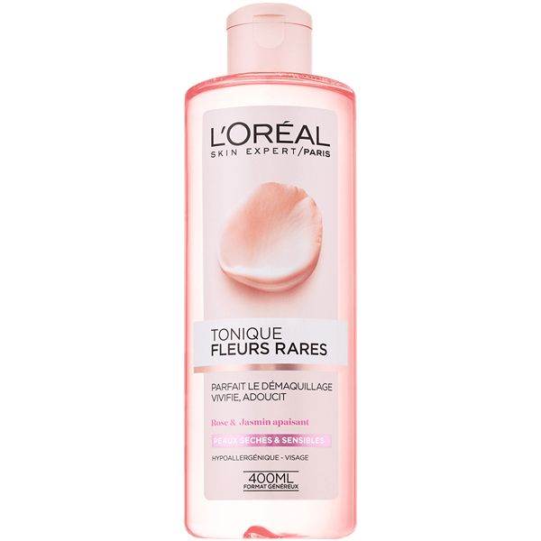 L'Oreal Paris Fine Flowers Τονωτική Λοσιόν για Ξηρή και Ευαίσθητη Επιδερμίδα 400 ml