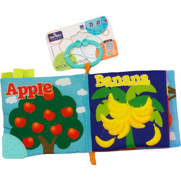 Lorelli Fruits Εκπαιδευτικό Πάνινο Βιβλίο 0m+