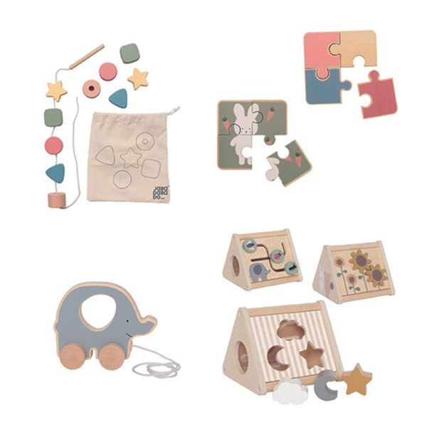 Jabadabado Play and Learn Box Ξύλινο Κουτί Δραστηριοτήτων 18-24m