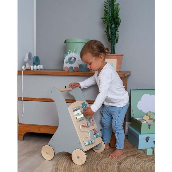 Jabadabado Activity Wagon Ξύλινη Περπατούρα με Δραστηριότητες