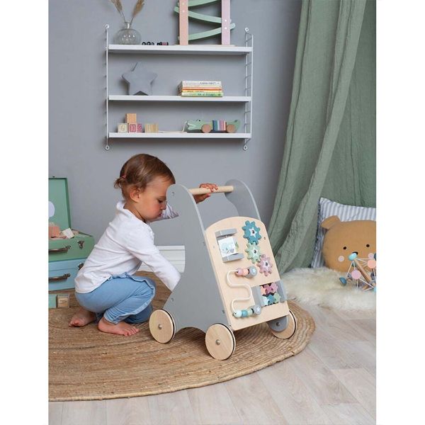 Jabadabado Activity Wagon Ξύλινη Περπατούρα με Δραστηριότητες