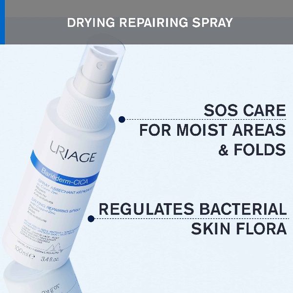 Uriage Bariederm Cica Επανορθωτικό Σπρέι με Χαλκό & Ψευδάργυρο για Νωπό & Ευαίσθητο/ Ερεθισμένο Δέρμα 100 ml