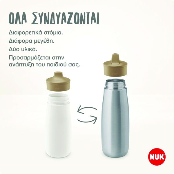 Nuk Mini-Me Sip Πλαστικό Παγούρι PP 300 ml