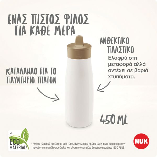 Nuk Mini-Me Sip Πλαστικό Παγούρι PP 300 ml