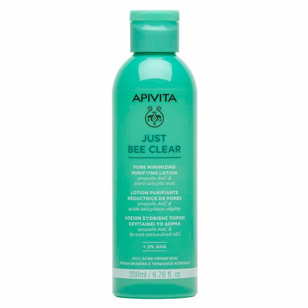 Apivita Just Bee Clear Λοσιόν Σύσφιγξης Πόρων 200 ml