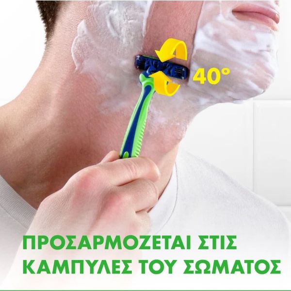 Gillette Blue 3 Plus Sensitive Ξυραφάκια Μιας Χρήσης 6 τμχ