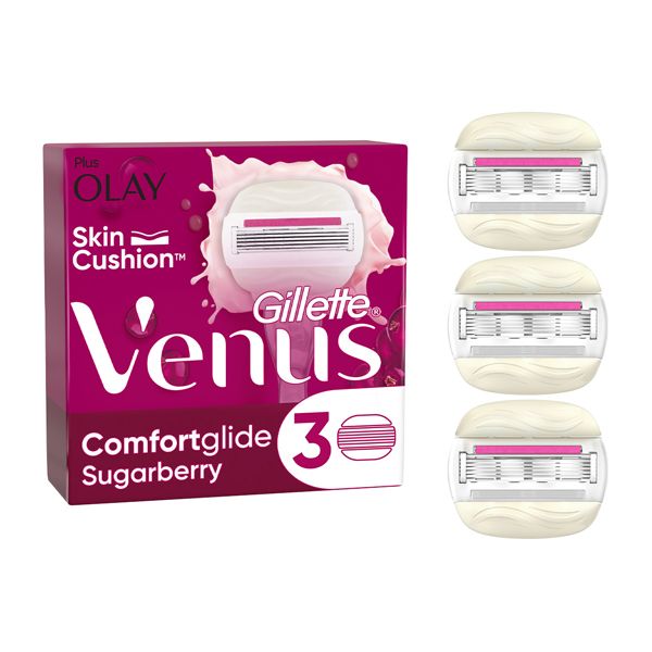 Gillette Venus ComfortGlide Sugarberry Olay Ανταλλακτικές Κεφαλές 3 τμχ