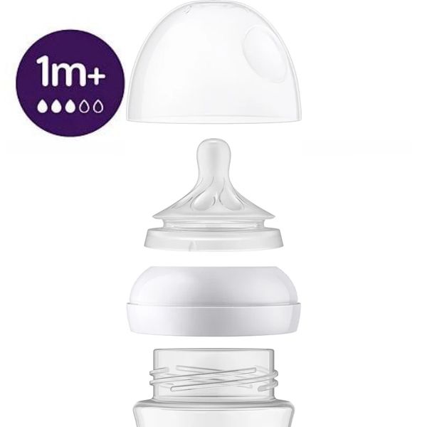 Avent Natural Response Θηλή Σιλικόνης (SCY963/02) 1m+ 2 τμχ