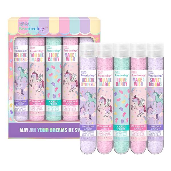 Baylis & Harding Beauticology Candy Sprinkled With Love Gift Set Άλατα Μπάνιου 5 τμχ