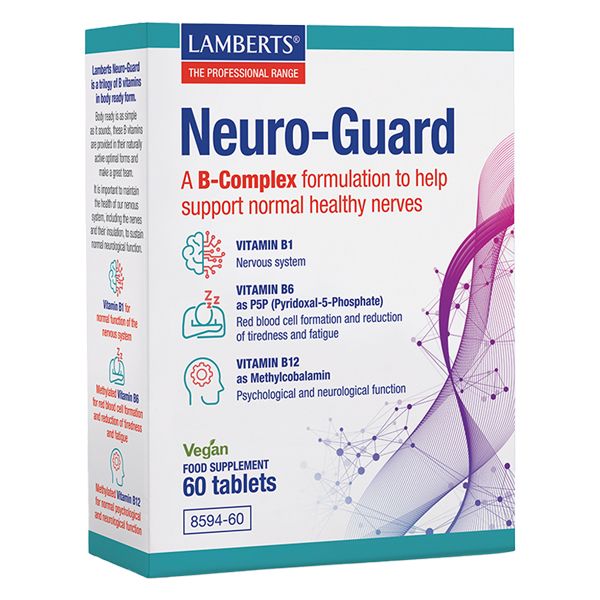Lamberts Neuro-Guard για τη Φυσιολογική Λειτουργία του Νευρικού Συστήματος 60 tabs