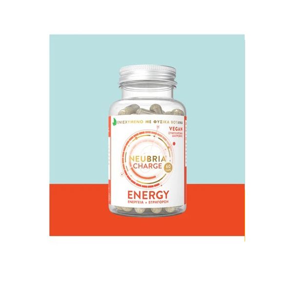 Neubria Charge Energy Συμπλήρωμα Διατροφής για Πνευματική Εγρήγορση 60 κάψουλες