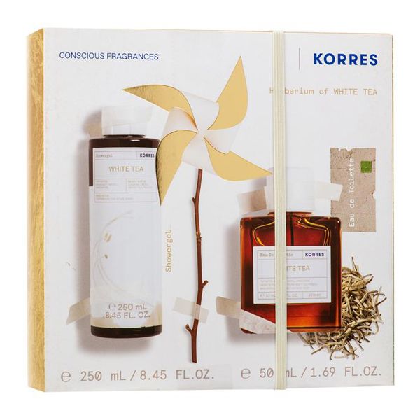 Korres Set με White Tea Αφρόλουτρο 250 ml & Eau De Toilette Γυναικείο Άρωμα 50 ml