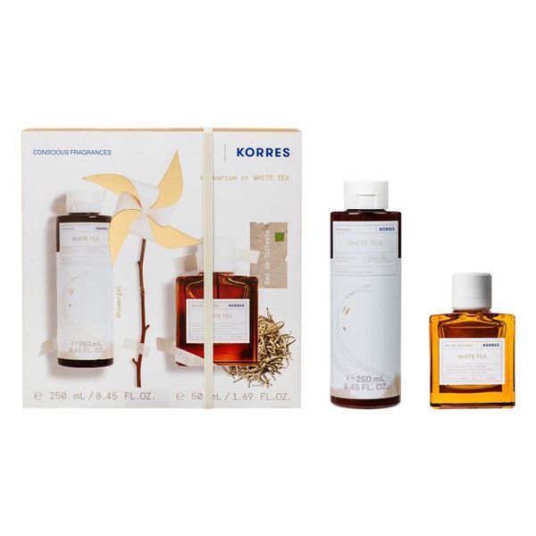 Korres Set με White Tea Αφρόλουτρο 250 ml & Eau De Toilette Γυναικείο Άρωμα 50 ml