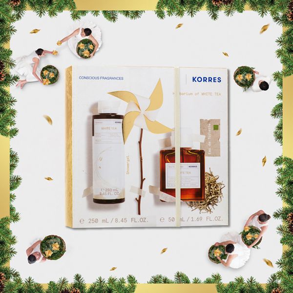 Korres Set με White Tea Αφρόλουτρο 250 ml & Eau De Toilette Γυναικείο Άρωμα 50 ml