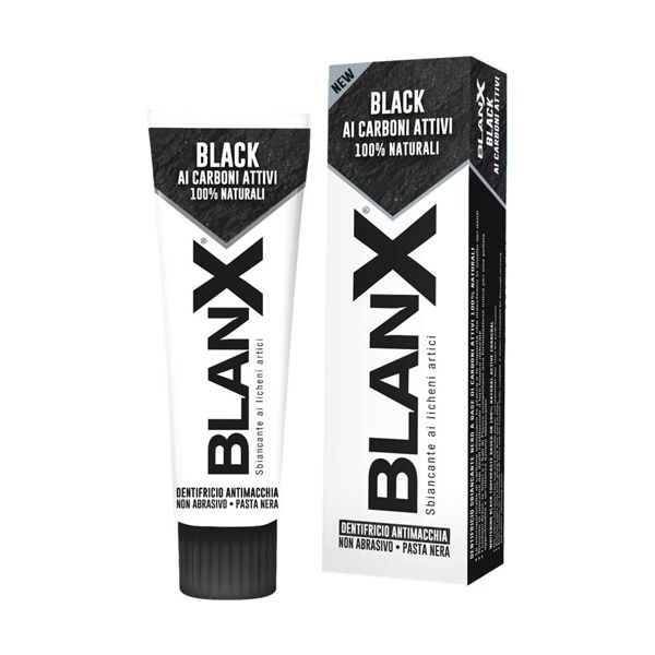 BlanX 100% Natural Activated Charcoal Λευκαντική Οδοντόκρεμα με Ενεργό Άνθρακα 75 ml