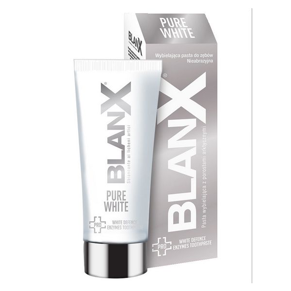 BlanX Pure White Defence Enzymes Λευκαντική Οδοντόκρεμα με Αντιβακτηριδιακή Δράση 75 ml