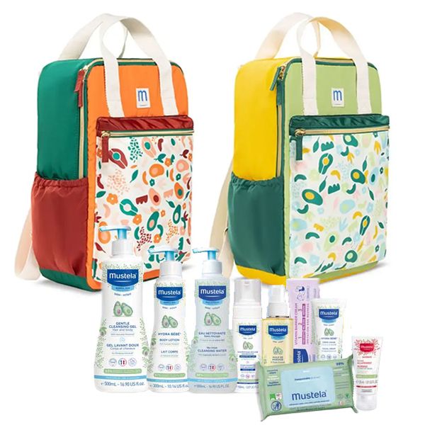 Mustela Baby Start Set Με 9 Προϊόντα Περιποίησης & Δώρο Mustela Τσάντα Μεταφοράς