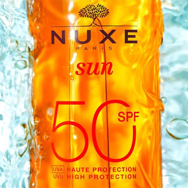 Nuxe Sun Tanning Oil Λάδι Μαυρίσματος με Spf50 150 ml