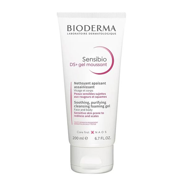 Bioderma Sensibio DS+ Τζελ Απολέπισης Προσώπου για Ερεθισμένες Επιδερμίδες 200ml
