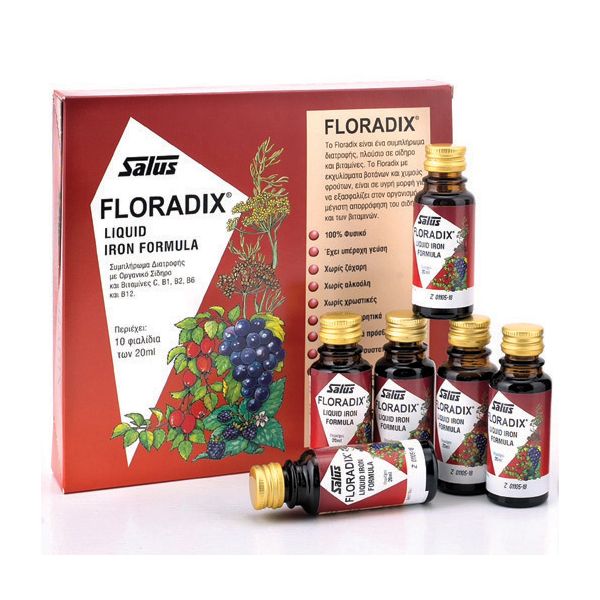 Power Health Floradix Liquid Iron Formula 10x20 ml