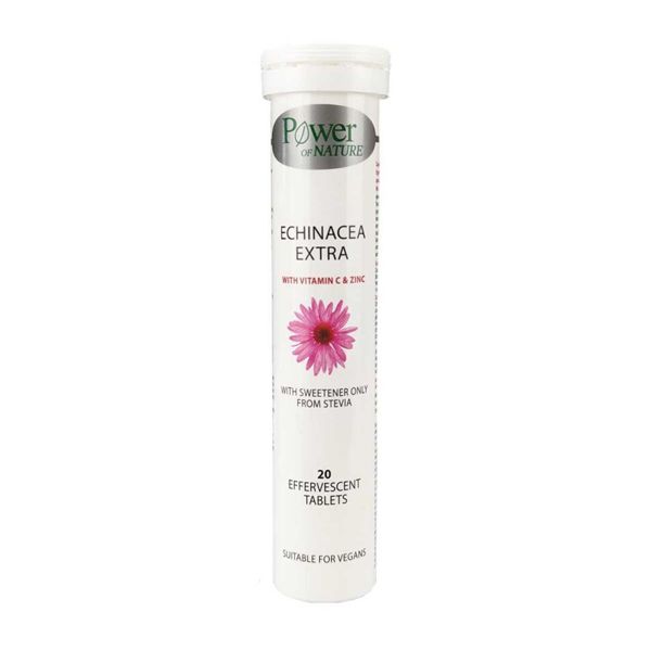 Power Health Echinacea Extra Στέβια 20 αναβράζοντα δισκία