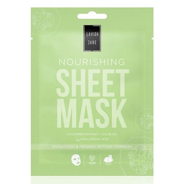 Lavish Care Nourishing Face Sheet Mask Μάσκα Προσώπου Θρέψης 25 gr