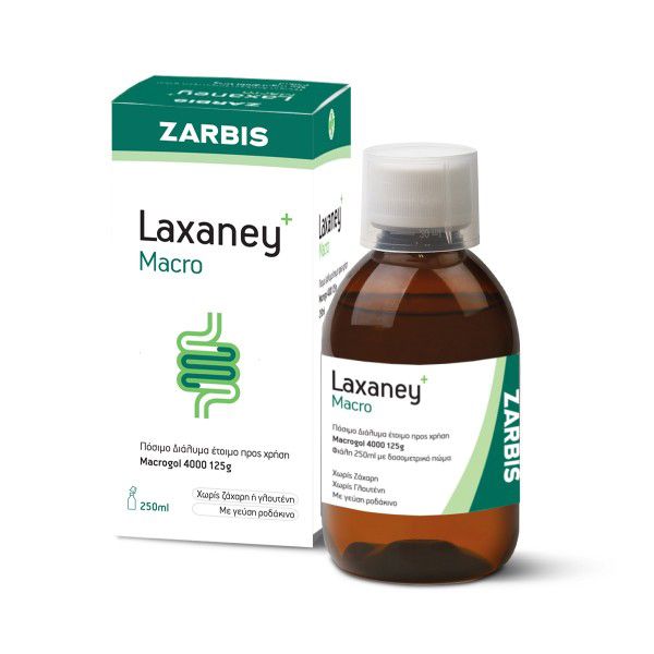 Zarbis Laxaney Macrogol Oral Solution 4000 Πόσιμο Διάλυμα για τη Δυσκοιλιότητα 250 ml
