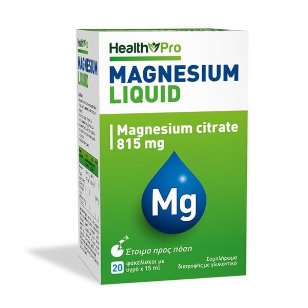 Health Pro Magnesium Citrate Liquid 815mg 20x15 ml Health Pro Magnesium Citrate Liquid 815mg 20x15 ml