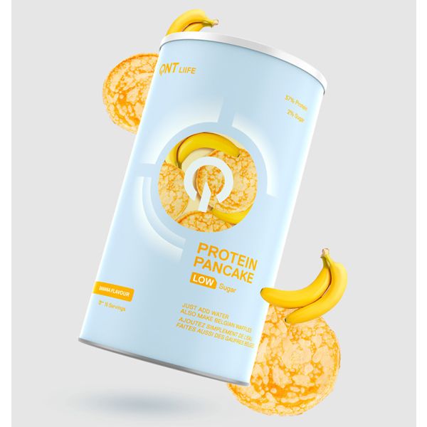 QNT Protein Pancake Low Sugar με Γεύση Μπανάνα 500 gr