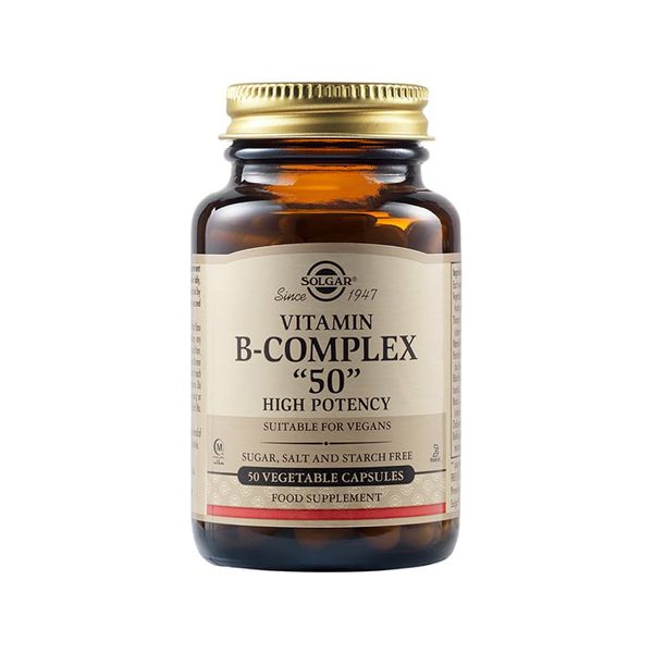 Solgar B-Complex "50" 50 Φυτικές κάψουλες